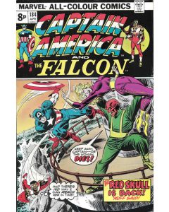 Captain America (1968) # 184 UK Price (6.0-FN) Red Skull