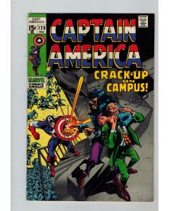 Captain America (1968) # 120 (7.0-FVF) (2413963) Crack-Up on Campus! Falcon, Nick Fury