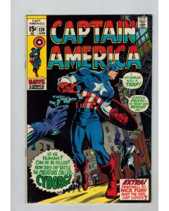 Captain America (1968) # 124 (5.0-VGF) (2413970) Sharon Carter, Nick Fury
