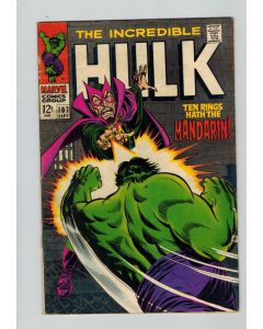 Incredible Hulk (1962) # 107 (6.0-FN) (1961977) Mandarin