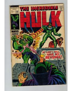 Incredible Hulk (1962) # 114 UK Price (4.5-VG+) (1983146) Mandarin, Sandman