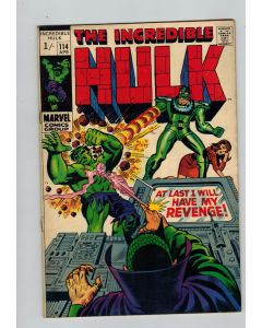 Incredible Hulk (1962) # 114 UK Price (5.0-VGF) (2248978) Mandarin, Sandman