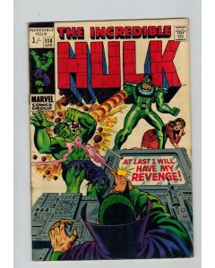Incredible Hulk (1962) # 114 UK Price (6.5-FN+) (2248985) Mandarin, Sandman