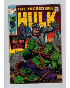 Incredible Hulk (1962) # 119 UK Price (6.5-FN+) (2249050) Maximus The Mad
