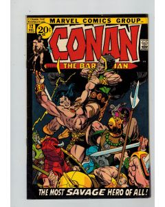 Conan the Barbarian (1970) #  12 (5.0-VGF) (2058607) Distributor's ink