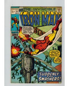 Iron Man (1968) #  31 UK Price (6.0-FN) (2162410) The Smashers