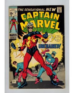 Captain Marvel (1968) #  17 (4.5-VG+) (2178381) 1st FULL app. (new) Captain Marvel