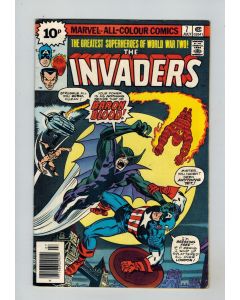 Invaders (1975) #   7 UK Price (5.0-VGF) (2007391) 1st Baron Blood, 1st Spitfire, 1st Union Jack