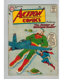 Action Comics (1938) # 224 (5.0-VGF) (1328435) The Secret of Superman Island! Congo Bill, Tommy Tomorrow