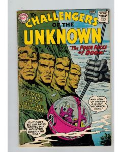 Challengers of the Unknown (1958) #  10 (4.0-VG) (2434029) The Four Faces of Doom!