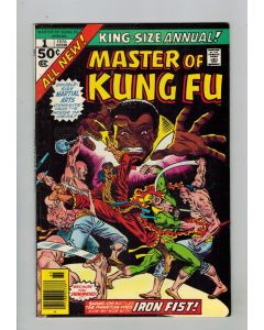 Master of Kung Fu (1974) Annual # 1 (7.0-FVF) (2332424) 1st meeting of Shang-Chi and Iron Fist