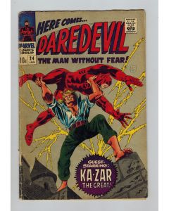 Daredevil (1964) #  24 UK Price (2.0-GD) (401511) Ka-Zar