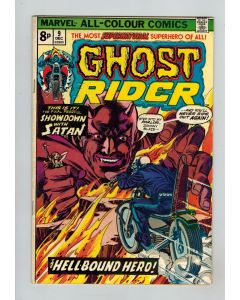 Ghost Rider (1973) #   9 UK Price (5.0-VGF) (385855) Mephisto (as Satan)