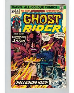 Ghost Rider (1973) #   9 UK Price (5.0-VGF) (2049490) Mephisto (as Satan)