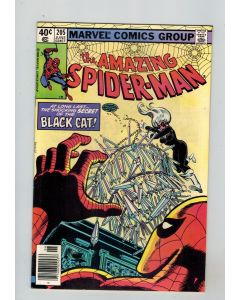 Amazing Spider-Man (1963) # 205 Newsstand (8.5-VF+) (2460486) Black Cat
