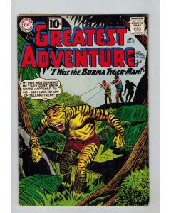 My Greatest Adventure (1955) #  59 (4.0-VG) (2436221) I Was the Burma Tiger-Man!