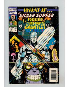 What If (1989) # 49 Newsstand (5.0-VGF) (1885297) Silver Surfer, Infinity Gauntlet, Thanos, Adam Warlock, Doctor Strange