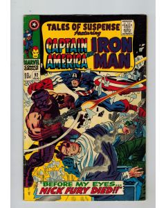 Tales of Suspense (1959) #  92 UK Price (5.0-VGF) (2410375) Half-Face, Nick Fury