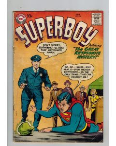 Superboy (1949) #  58 (3.0-GVG) (2438515) The Great Kryptonite Mystery! Lana Lang