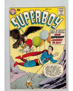 Superboy (1949) #  69 (5.0-VGF) (1386374) How Superboy Learned to Fly!