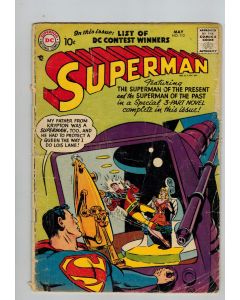 Superman (1939) # 113 (2.0-GD) (1022111) 1.5" tear through book