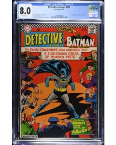 Detective Comics (1937) #  354 CGC 8.0 (2400444) 1st appearance of Doctor Tzin-Tzin