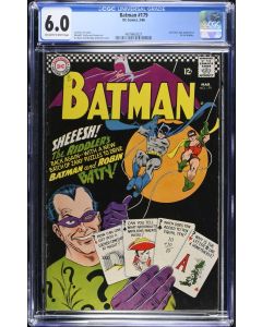 Batman (1940) # 179 CGC 6.0 (2400284) 2nd Silver Age appearance of the Riddler