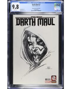 Star Wars Darth Maul (2017) #   1 Aspen Sketch CGC 9.8 (2425492) Michael Turner