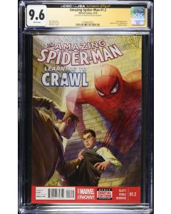 Amazing Spider-Man (2014) # 1.2 CGC 9.6 SIGNED ROSS RED SIGNATURE 7/15