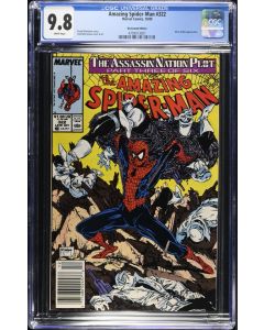 Amazing Spider-Man (1963) # 322 NEWSSTAND CGC 9.8 (175153) Silver Sable
