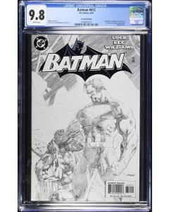 Batman (1940) # 612 2nd Print Sketch CGC 9.8 (2427168) Vs. Superman, Hush