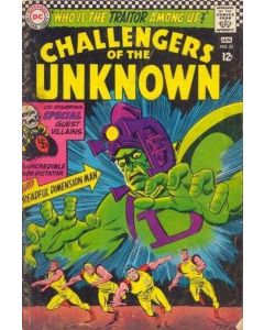 Challengers of the Unknown (1958) #  53 (4.0-VG) Price tag on cover