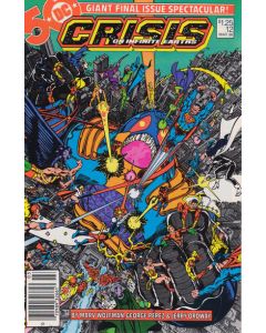 Crisis on Infinite Earths (1985) #  12 Newsstand (7.0-FVF) 1st Wally West as Flash, FINAL ISSUE