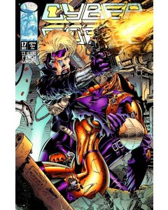 Cyber Force (1993) #  17 (6.0-FN) Tag on back cover