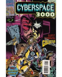 Cyberspace 3000 (1993) #   1 (7.0-FVF) (Marvel UK) Glow in the Dark