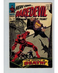 Daredevil (1964) #  20 UK price (4.5-VG+) (401467)
