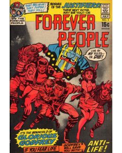 Forever People (1971) #   3 (3.0-GVG) Water damage