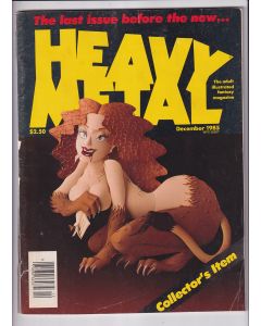 Heavy Metal Magazine (1977) Vol.  9 #   9 (2.0-GD) (1860812) 1985, Spine split, Rust migration