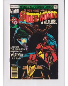 Spider-Woman (1978) #   6 UK Price (6.0-FN) (2230461) Werewolf by Night