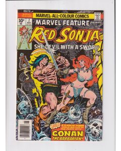 Marvel Feature (1975) #   7 UK Price (7.0-FVF) (2007452) Red Sonja, Conan, FINAL ISSUE