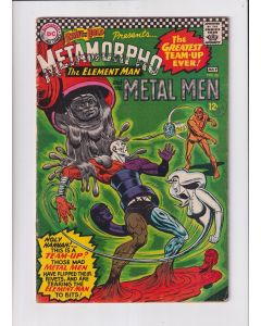 Brave and the Bold (1955) #  66 (5.0-VGF) (2249838) Metamorpho, Metal Men, Lower staple detached from centerfold