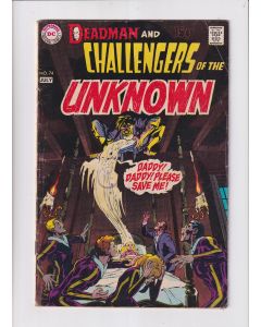 Challengers of the Unknown (1958) #  74 (5.0-VGF) (2250551) Deadman, Neal Adams cover