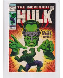 Incredible Hulk (1962) # 115 UK Price (5.0-VGF) (2271471) The Leader