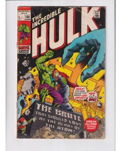 Incredible Hulk (1962) # 140 UK Price (3.5-VG-) (2249180) 1st Jarella