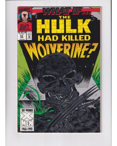 What If (1989) #  50 (6.0-FN) (1845802) Hulk, Wolverine, Embossed silver foil cover