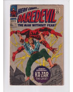 Daredevil (1964) #  24 UK Price (3.5-VG-) (2317773) Ka-Zar