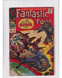 Fantastic Four (1961) # 62 UK Price (3.0-GVG) (2329738) Lower staple detached, 2" spine split, 1st Blastaar