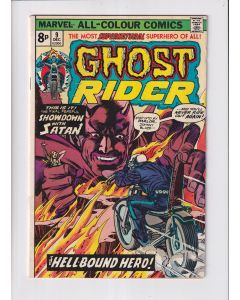 Ghost Rider (1973) #   9 UK Price (7.0-FVF) (385855) Mephisto (as Satan)