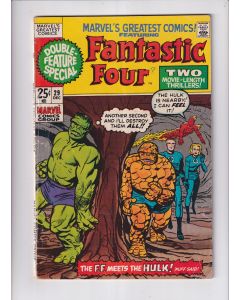 Marvel's Greatest Comics (1969) #  29 (4.0-VG) (2008848) 1st F.F. meets Hulk reprint