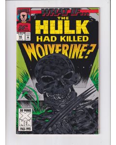 What If (1989) #  50 (9.0-VFNM) (1845819) Hulk, Wolverine, Embossed silver foil cover